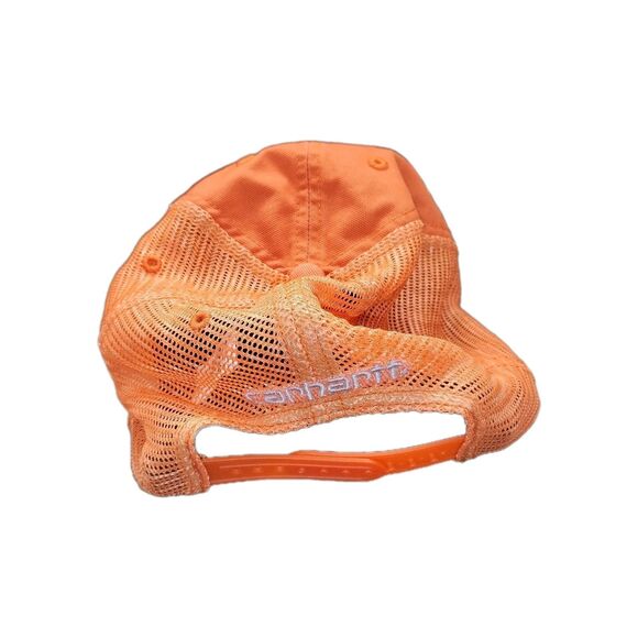 Carhart Adjustable Orange Baseball Cap 100% Cotton - Picture 5 of 5